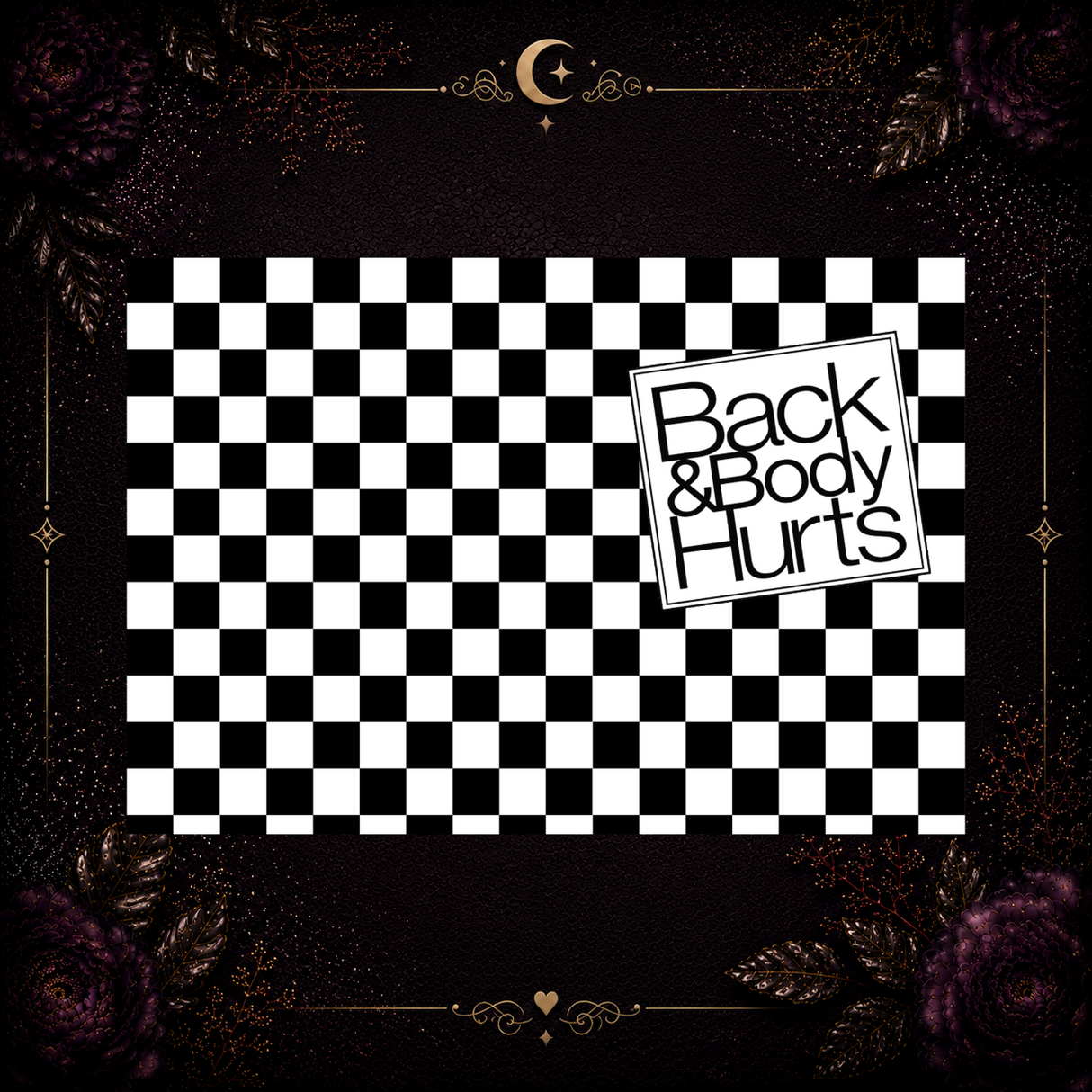 Back and Body Hurts Tumbler Template