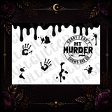 Murder Shows Tumbler Template