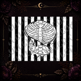 Striped Rib Cage Template