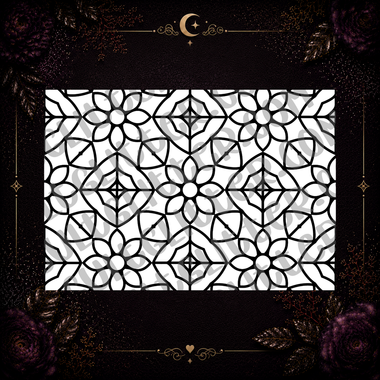 Stained Glass Tumbler Template