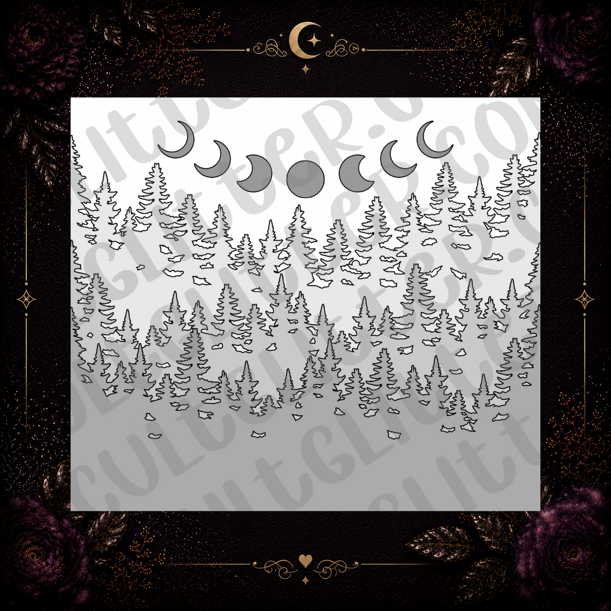 Celestial Treeline Template