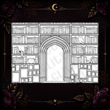 Wizards Library Tumbler Template