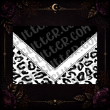 Banded Leopard Print Split V Tumbler Template Bundle