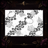 Fall Swirl Tumbler Template