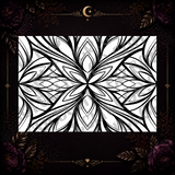 Abstract Petals Template