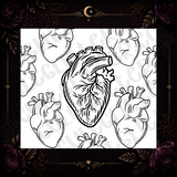 Heart Organ Tumbler Template