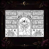Luna Moth Library Tumbler Template
