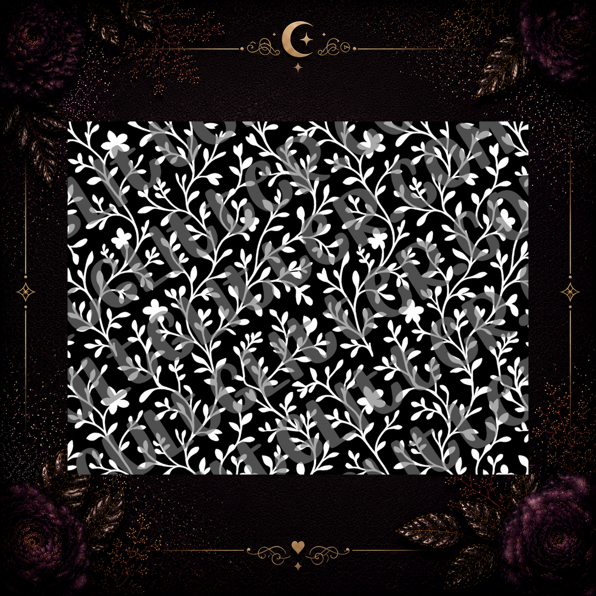 Blooming Foliage Template