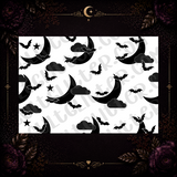 Bats and Moons Tumbler Template