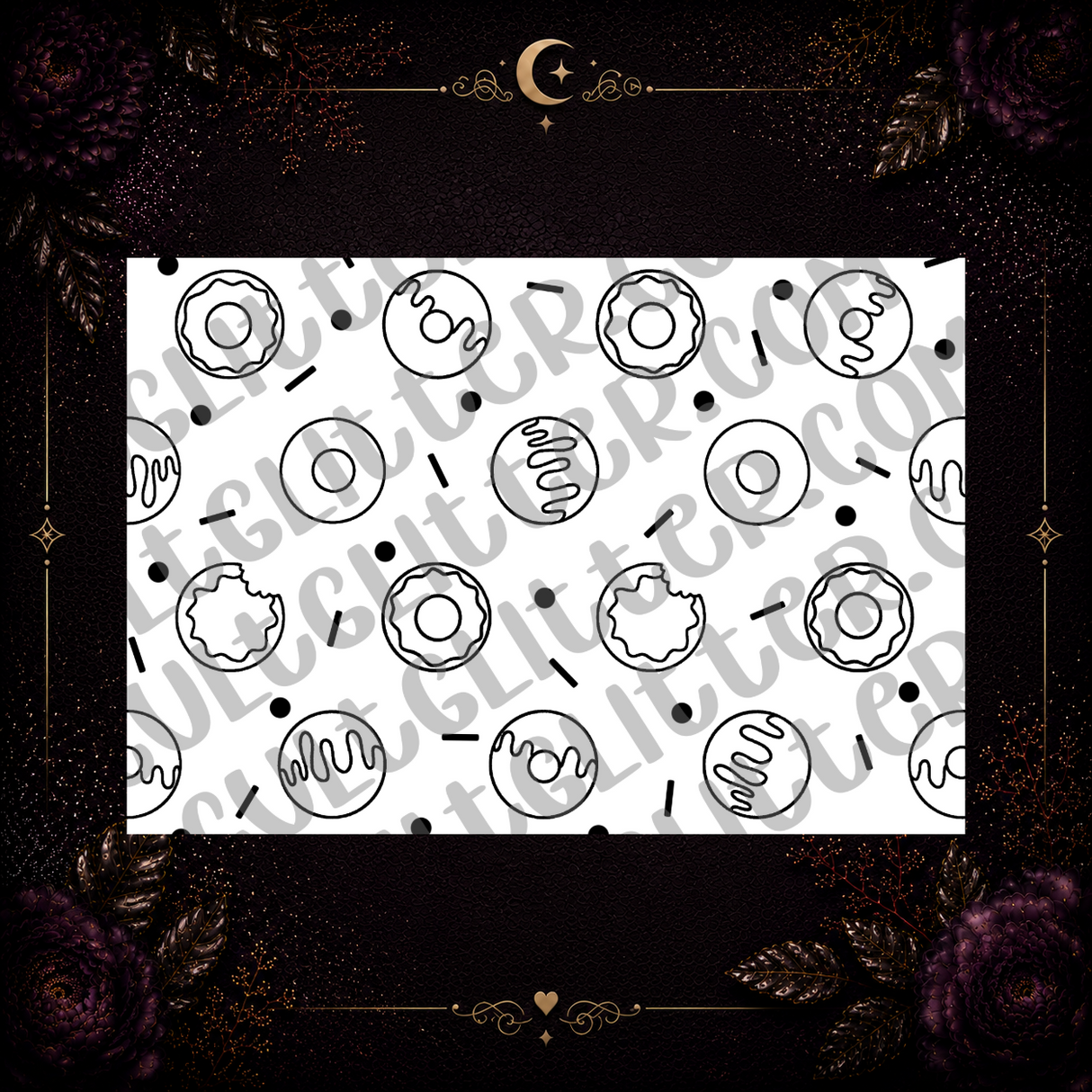 Donuts Tumbler Template