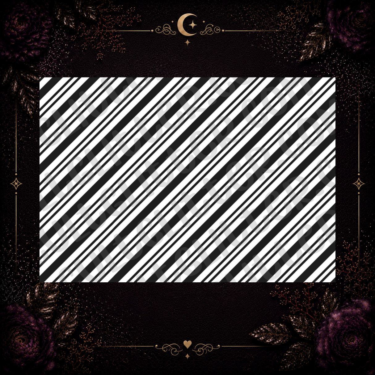 Candy Cane Tumbler Template