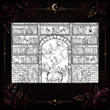 Witchy Vibes Library Template