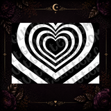 Heart Burst + Outline Tumbler Template