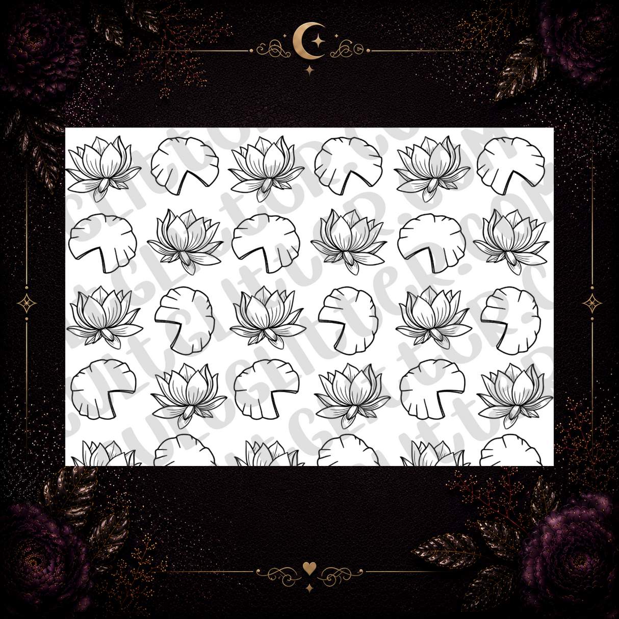 Lotus Tumbler Template