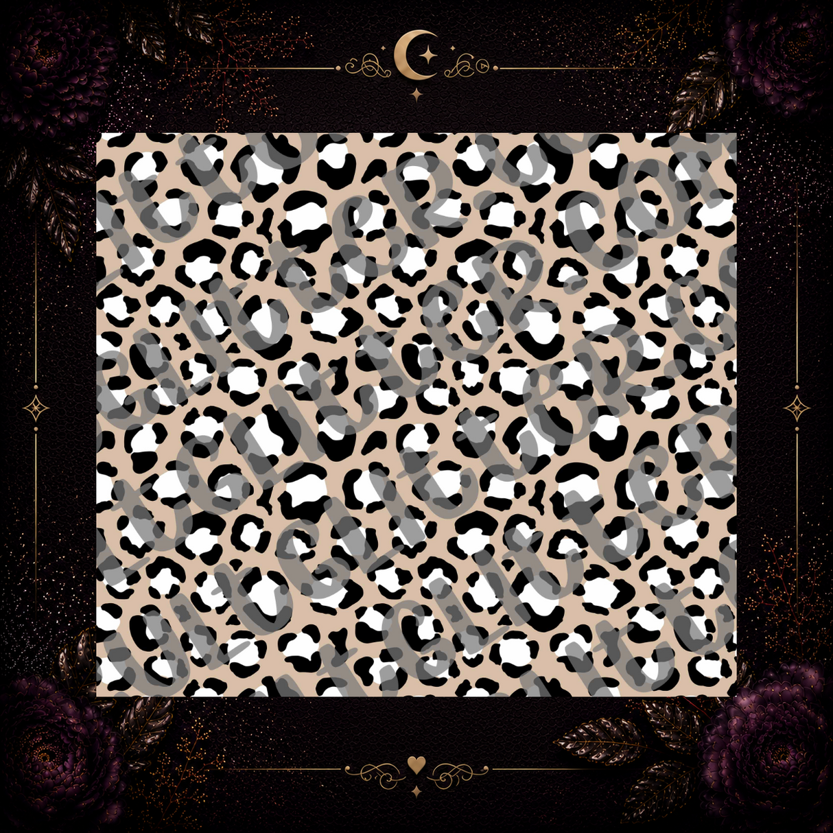 Leopard Print Template