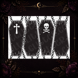 Coffins and Chains Tumbler Template