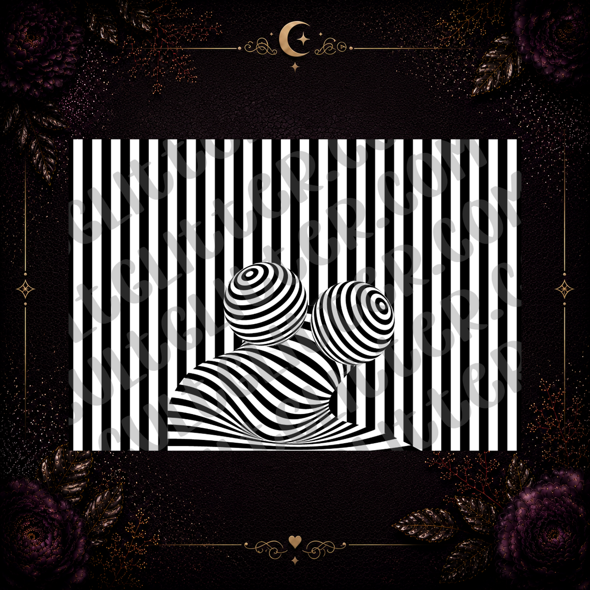 Line Illusion Tumbler Template