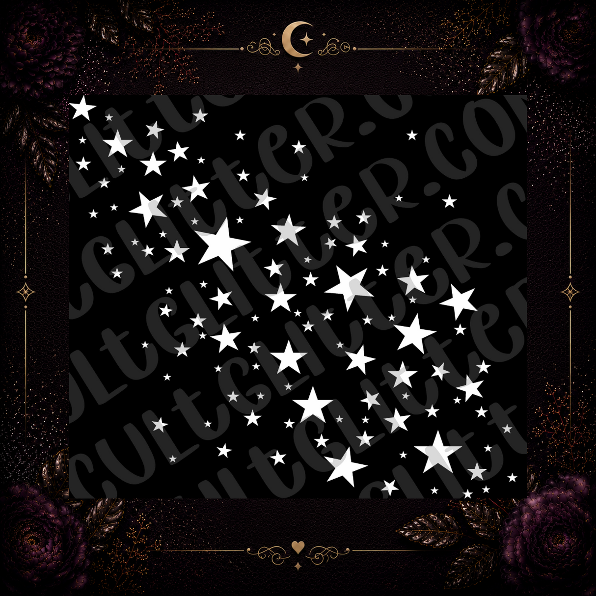Sprinkled Stars Template