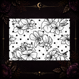 Polka Dot Florals Tumbler Template