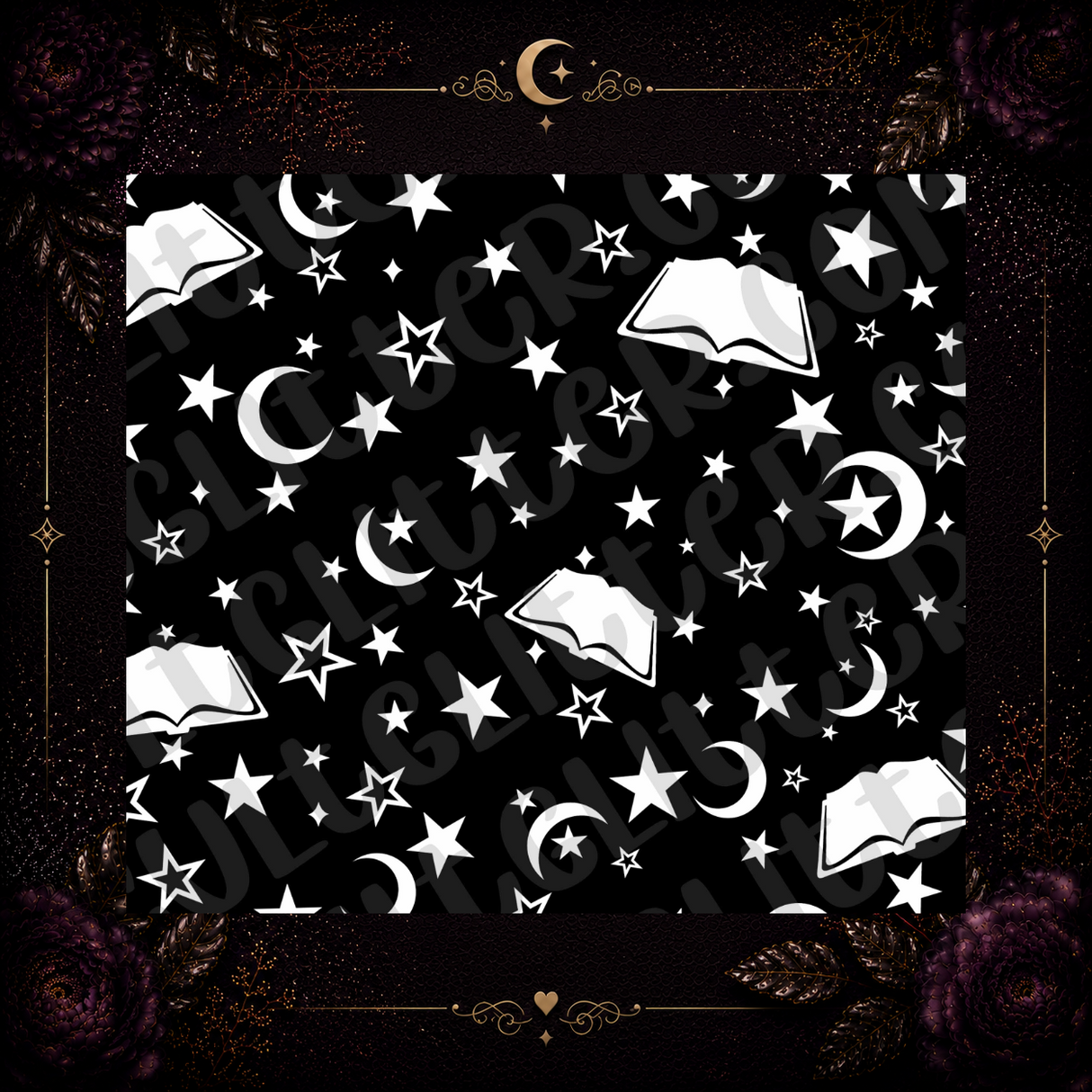 Stars, Moons, & Books Template