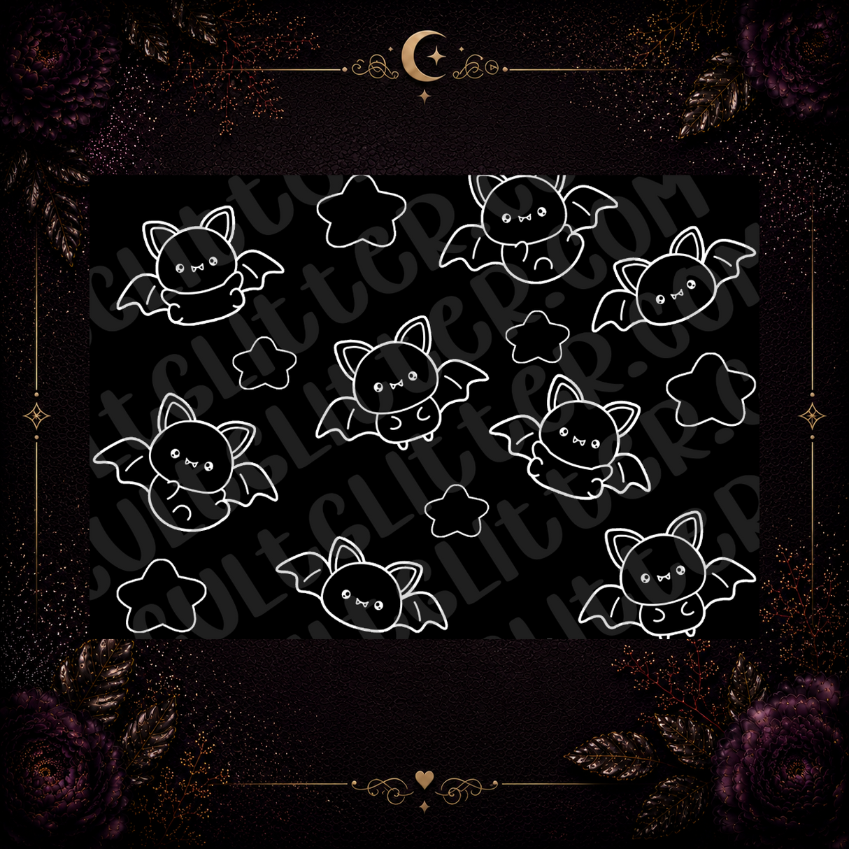 Cute Bats Template