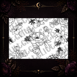 Floral #1 Tumbler Template