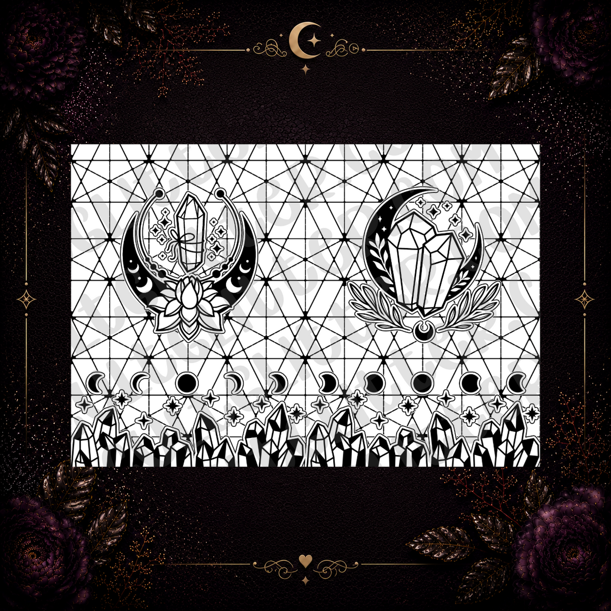 Celestial Tumbler Template