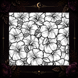 Hibiscus Tumbler Template