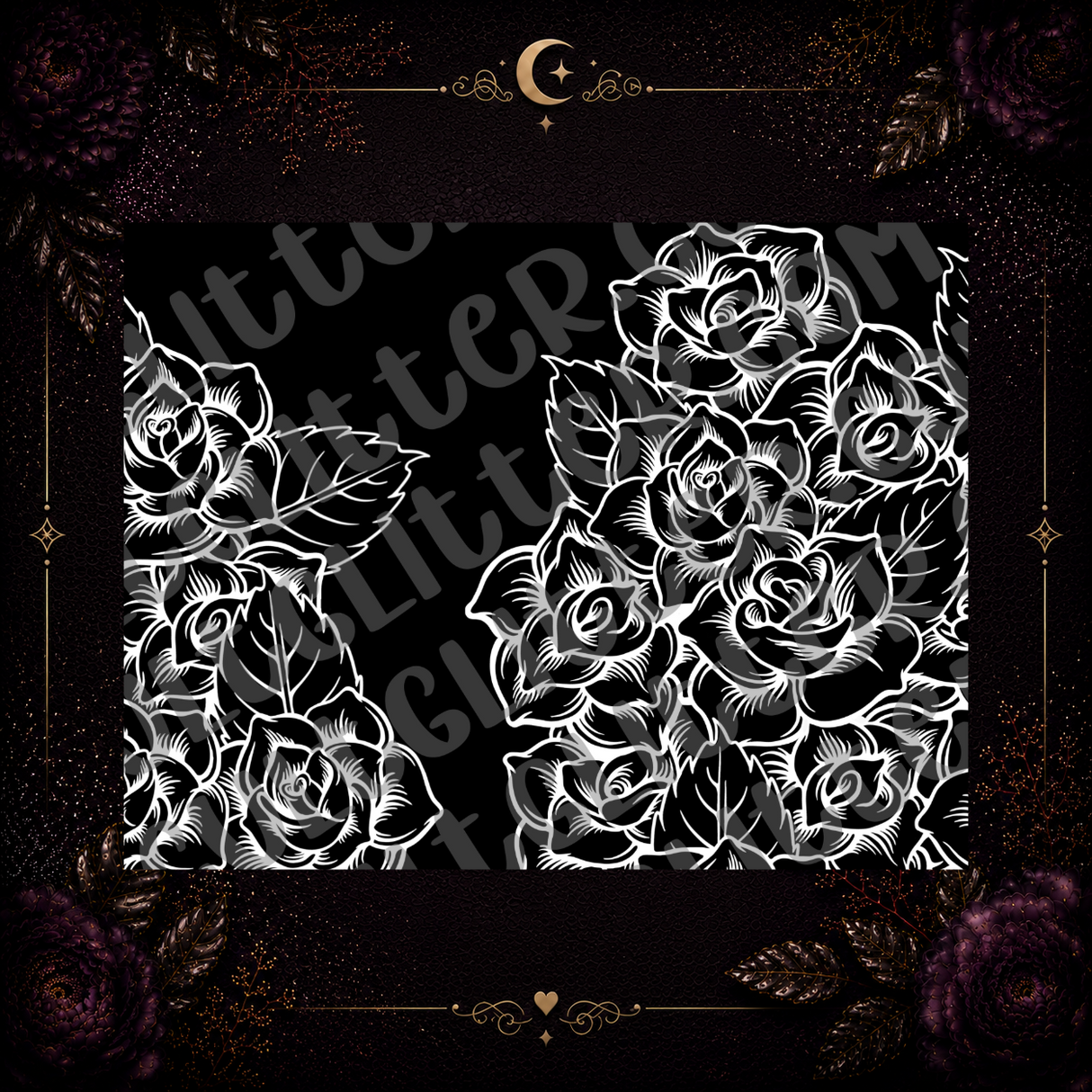 Rose Bouquet Template
