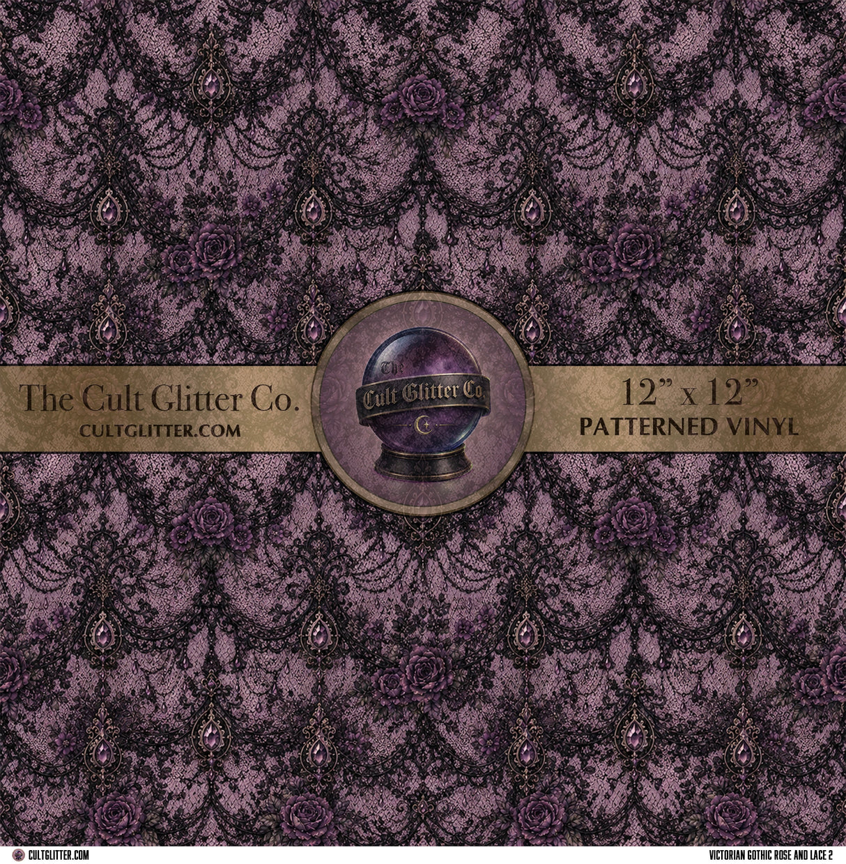 Victorian Gothic Rose & Lace 2 - Vinyl