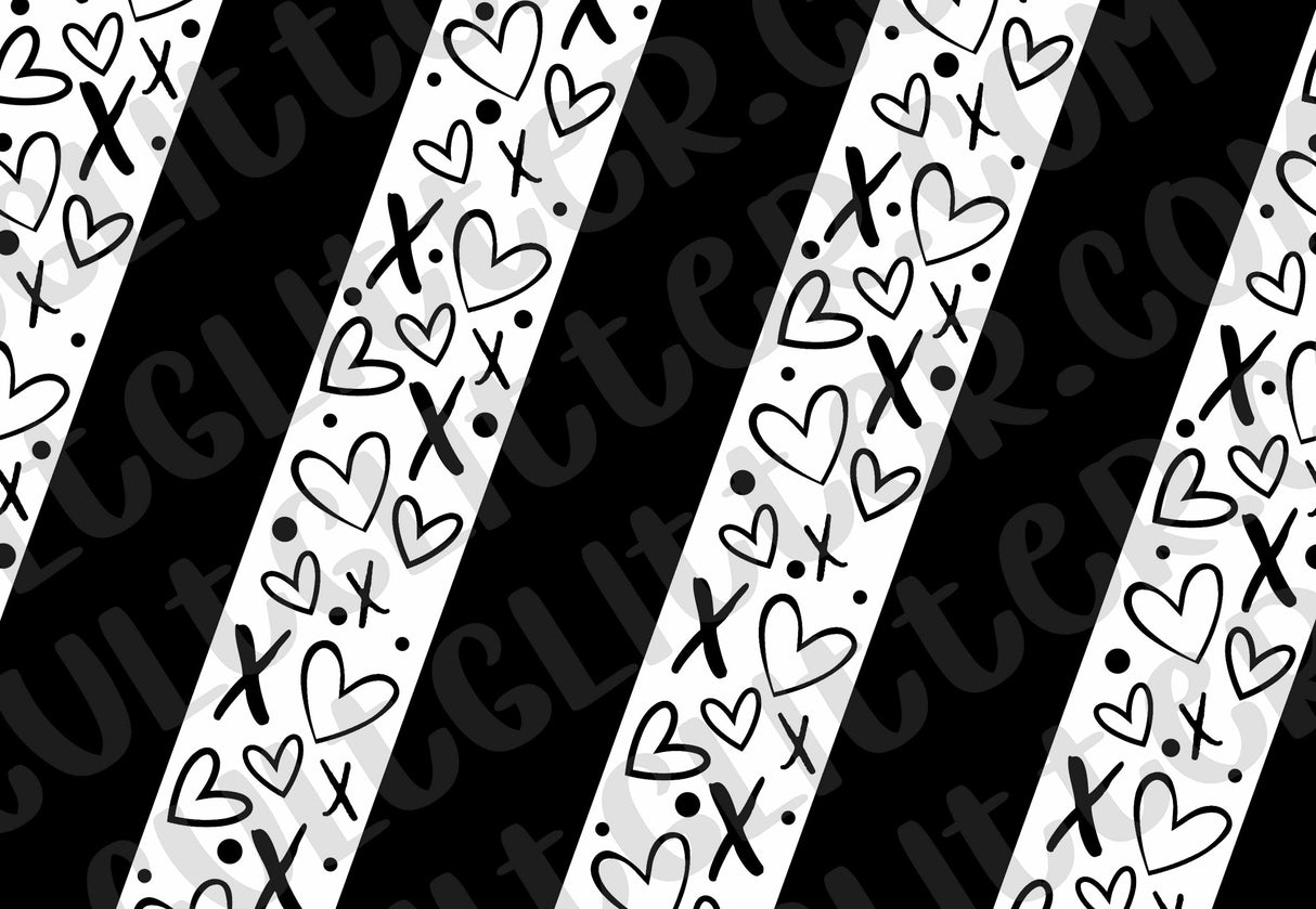 Valentine Swirl Template