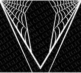 Webbed Coffin V Split Template