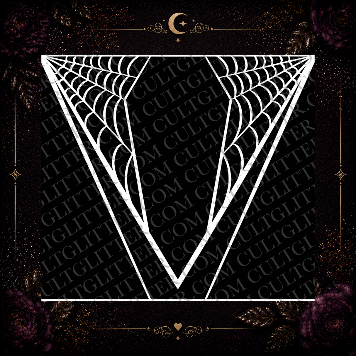Webbed Coffin V Split Template