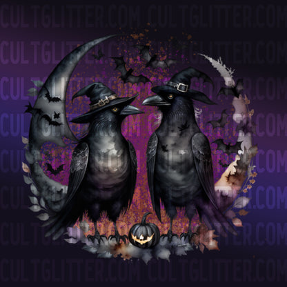 Witchy Crows PNG