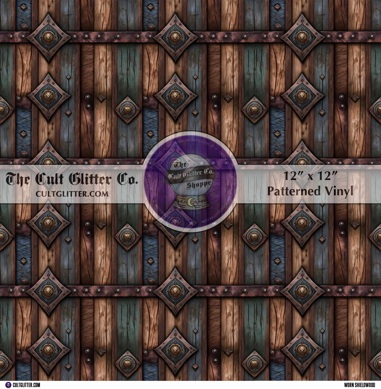 Worn Shield Wood - Vinyl