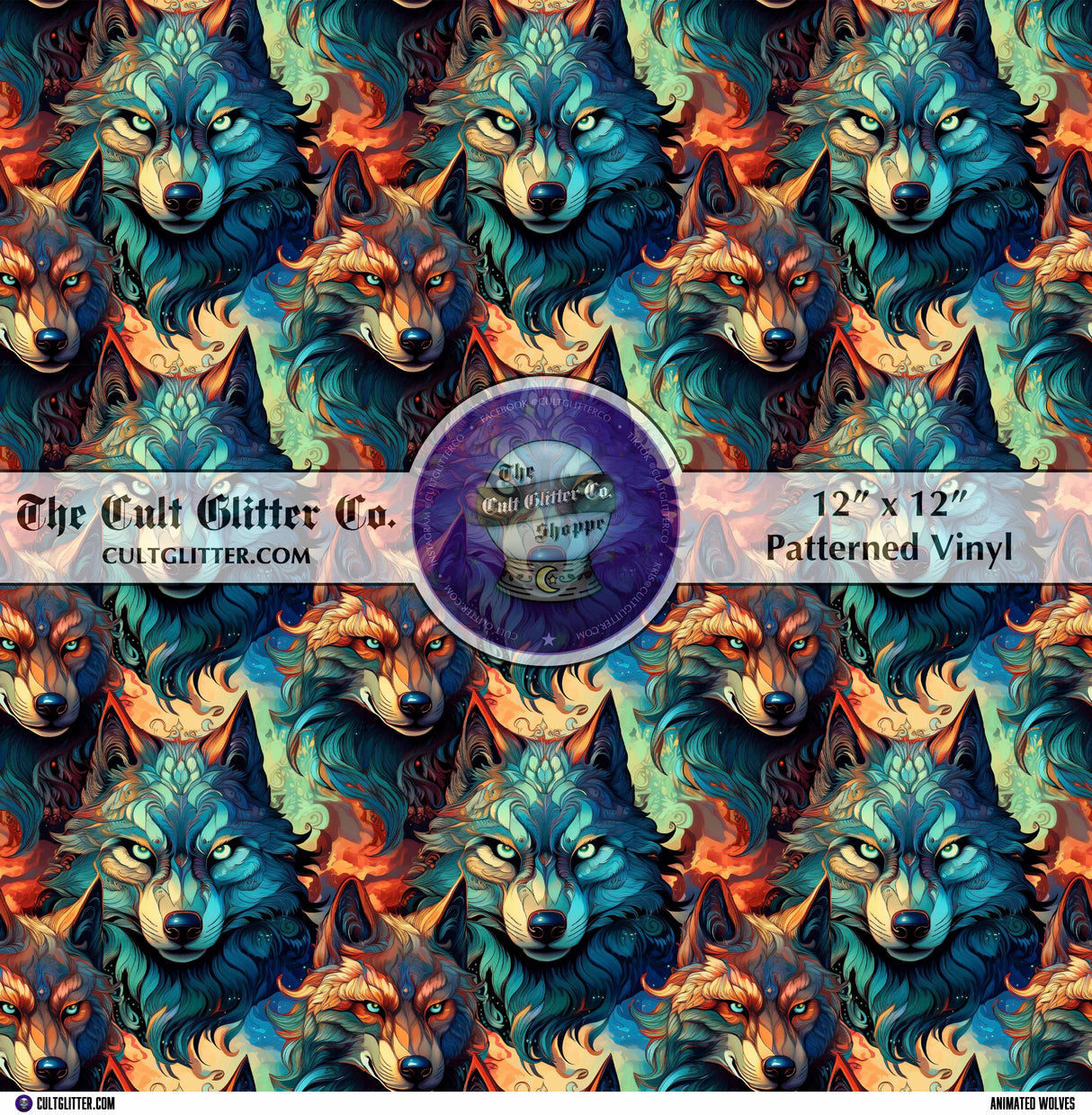 Animated Wolves - Vinyl