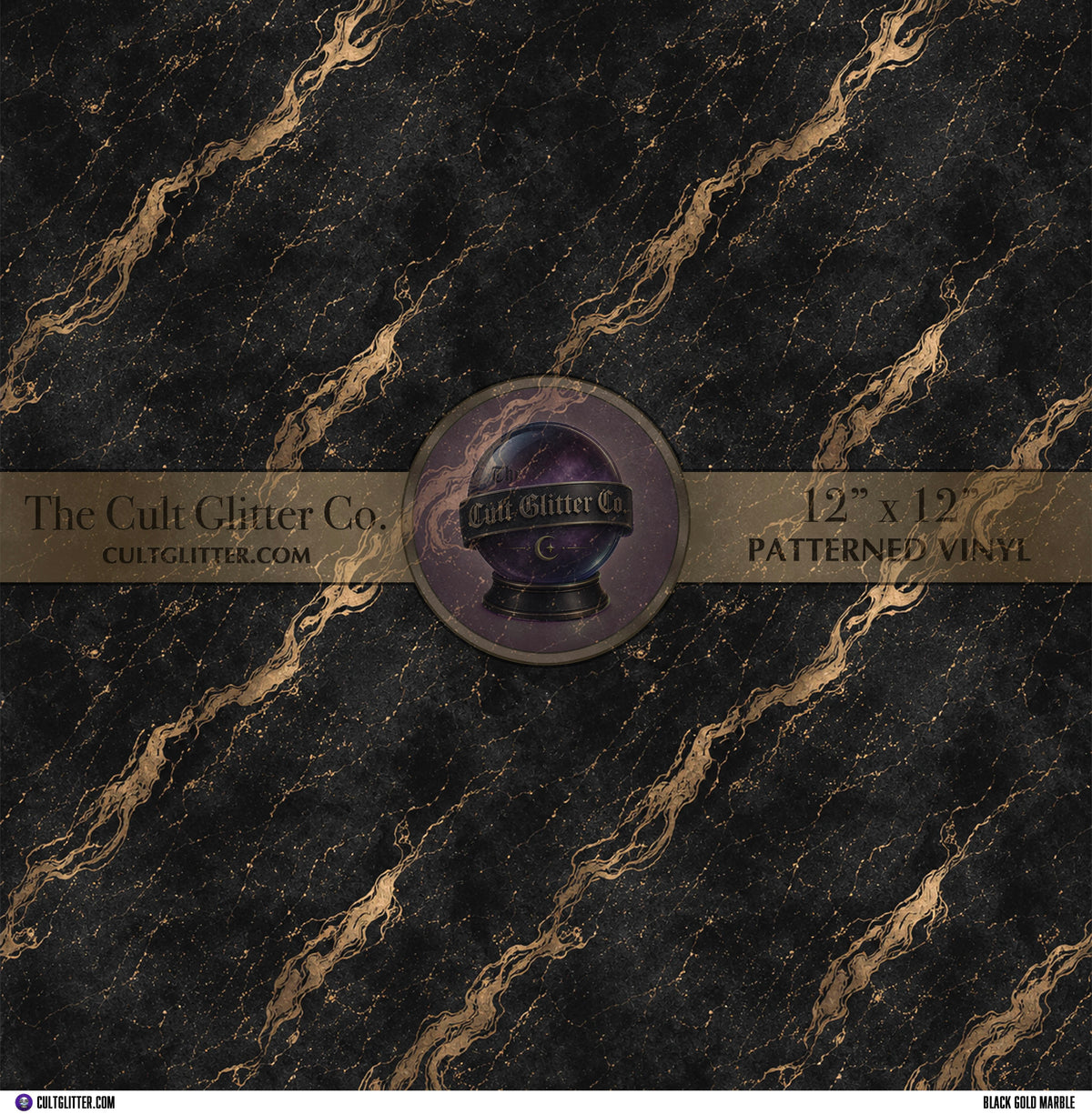 Black Gold Marble - Vinyl