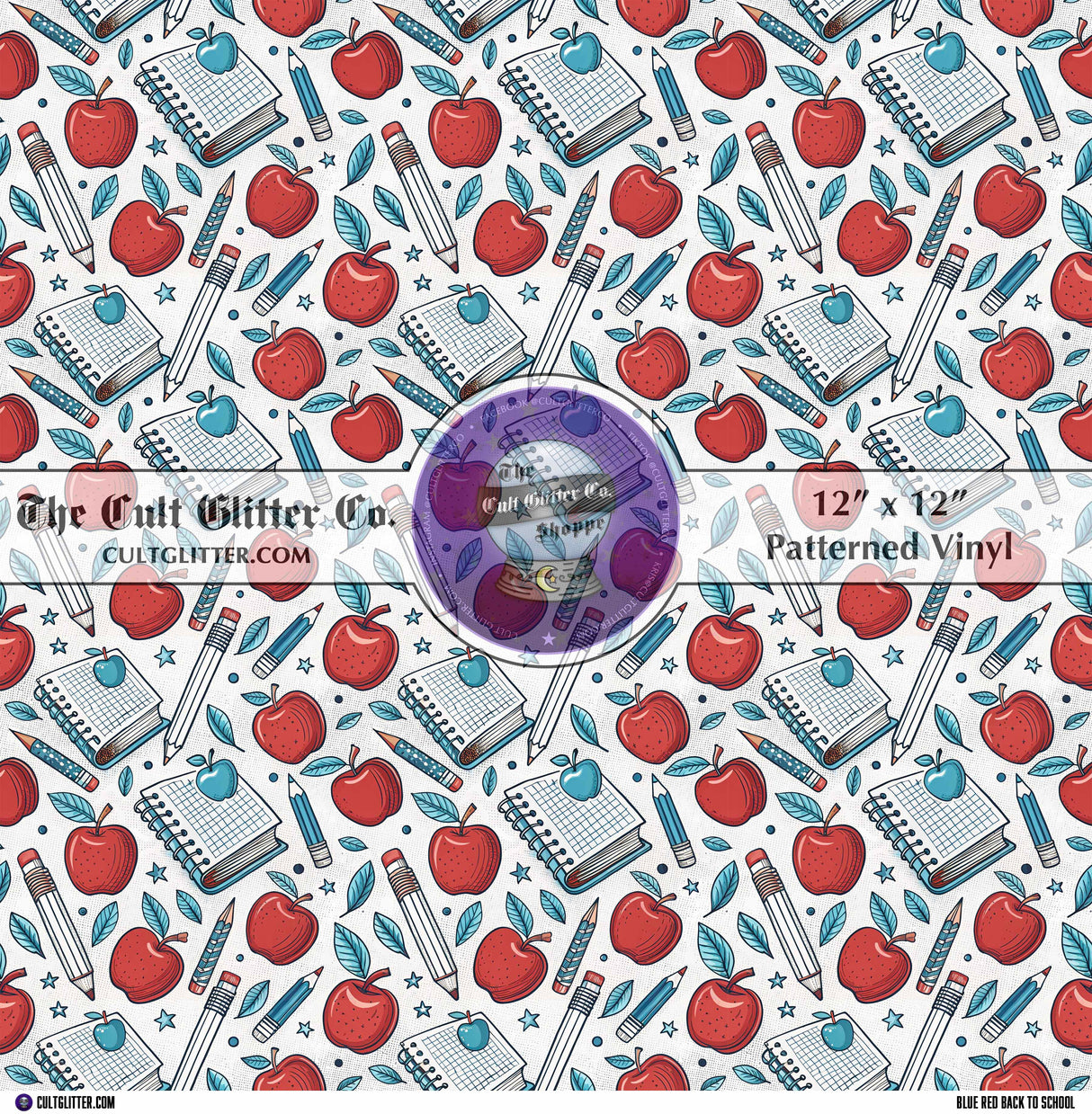 Blue Red Back to School - Vinyl