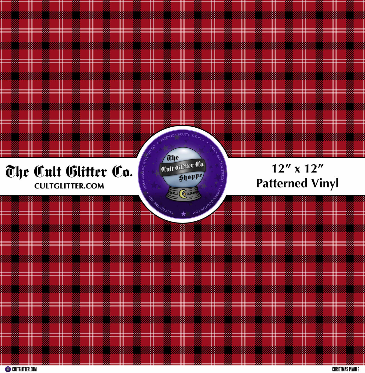 Christmas Plaid 2 - Vinyl