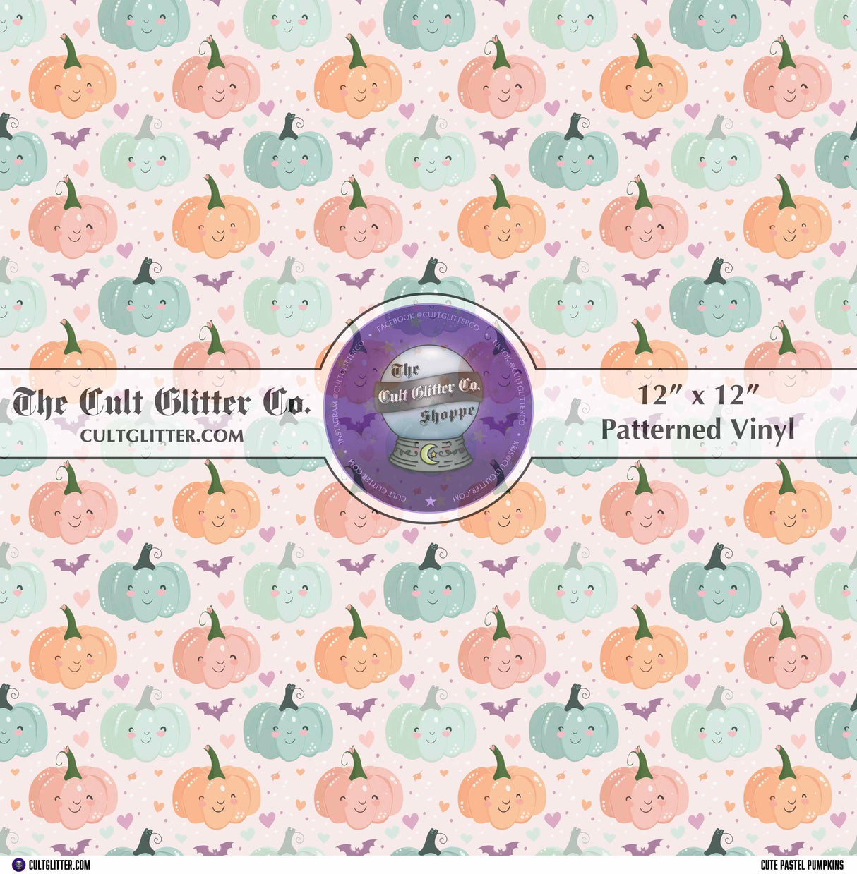 Cute Pastel Pumpkins - Vinyl