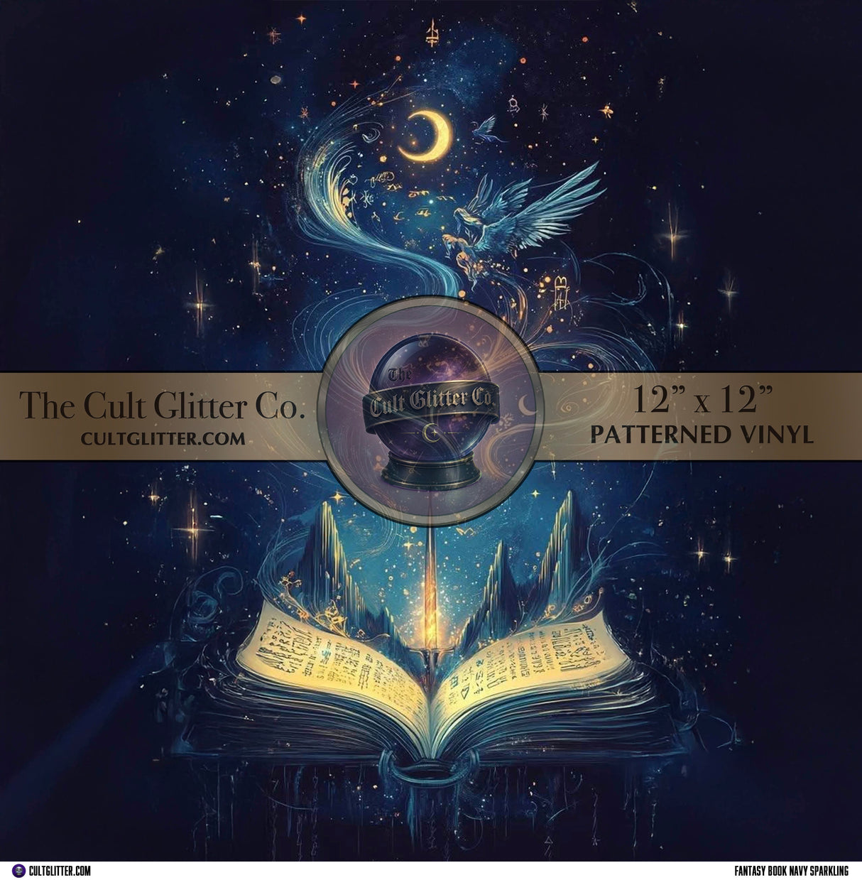 Fantasy Book Navy Sparkling - Vinyl