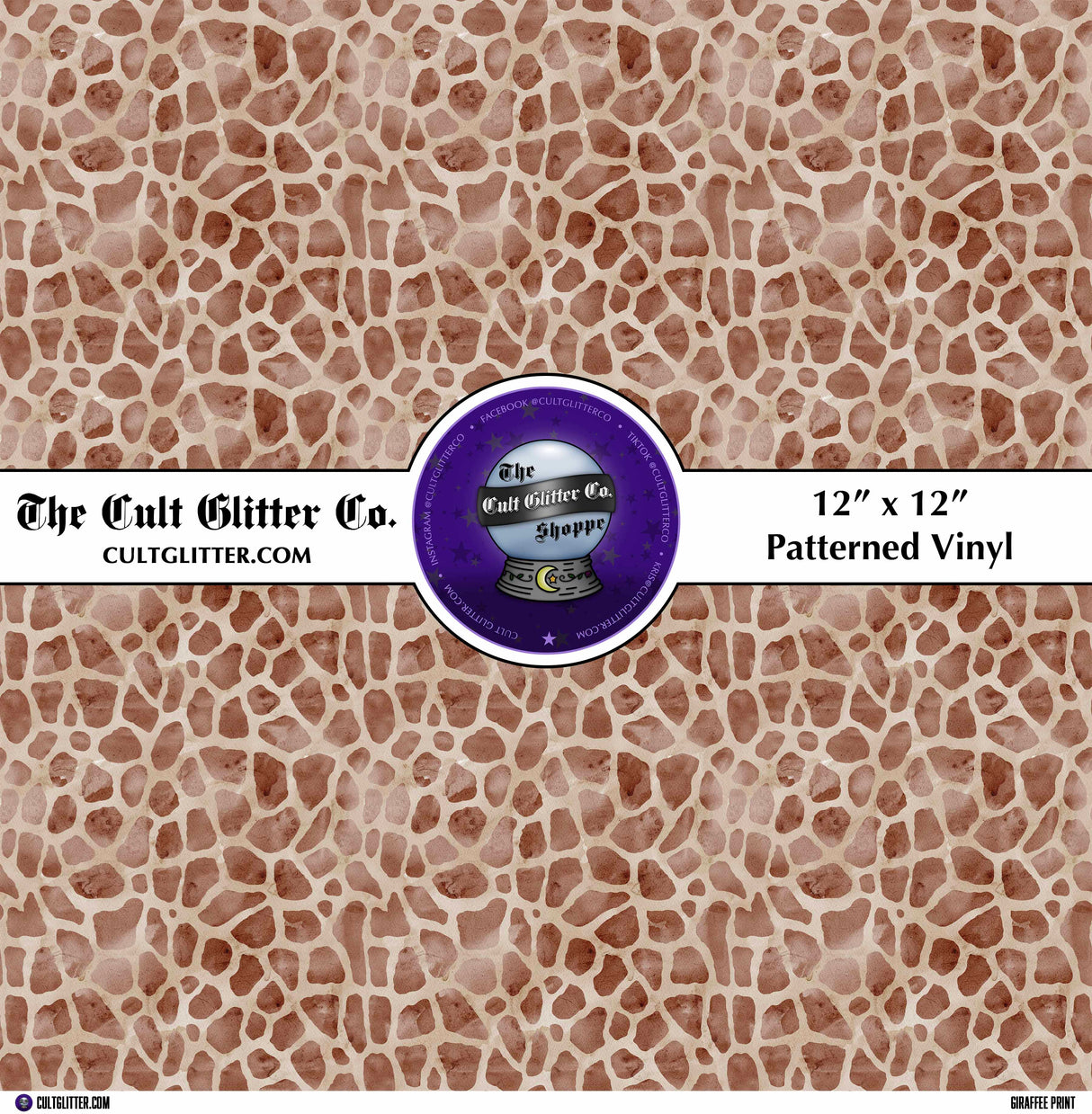 Giraffe Print - Vinyl