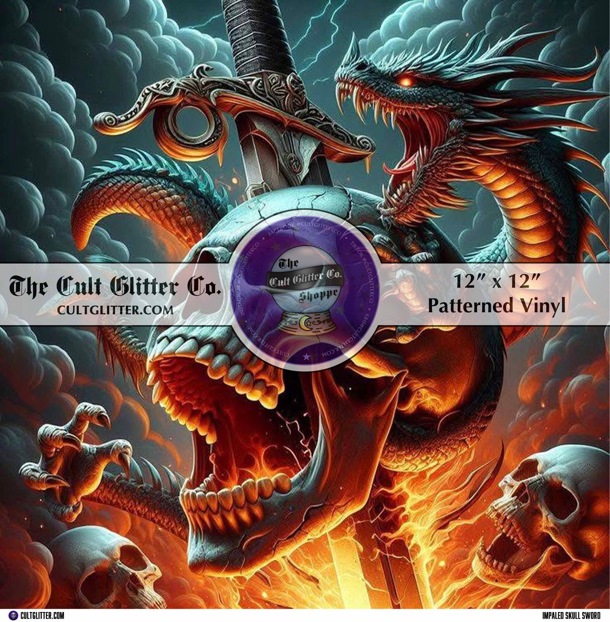 Impaled Skull Sword - Vinyl