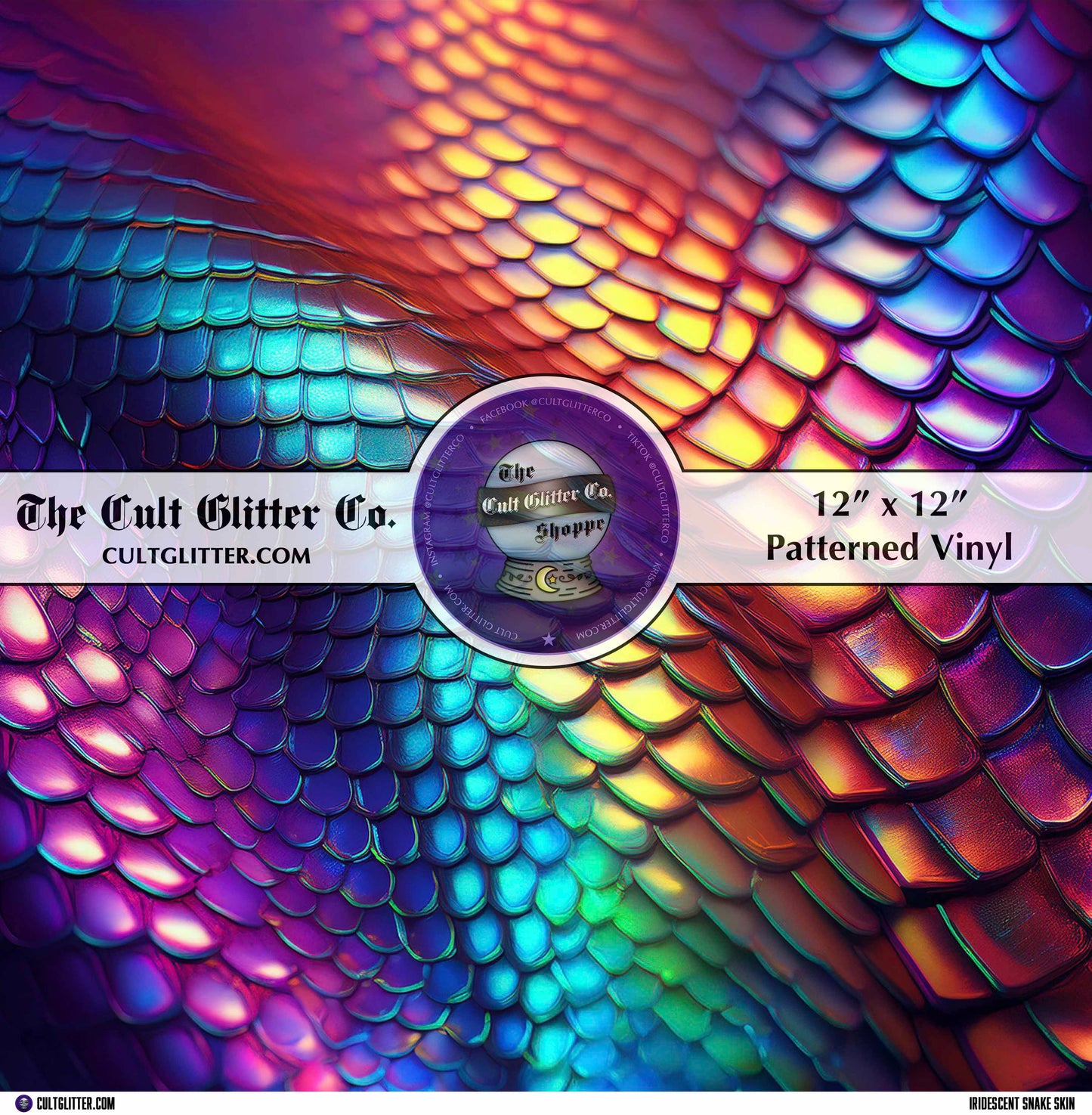 Iridescent Snake Skin - Vinyl