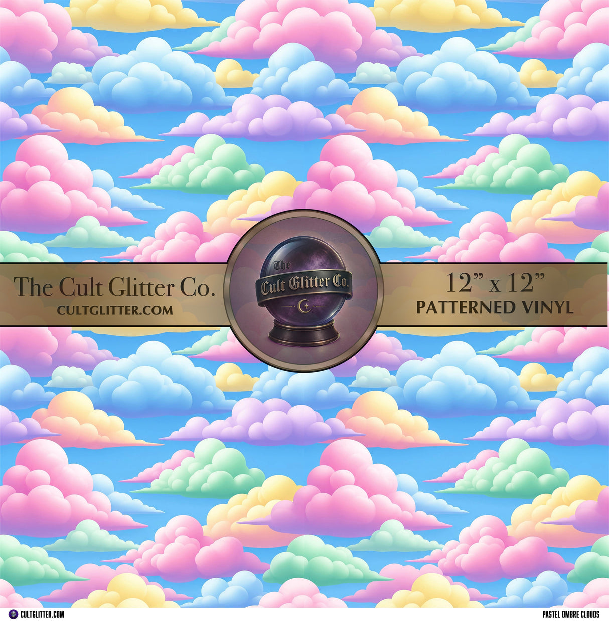 Pastel Ombre Clouds - Vinyl