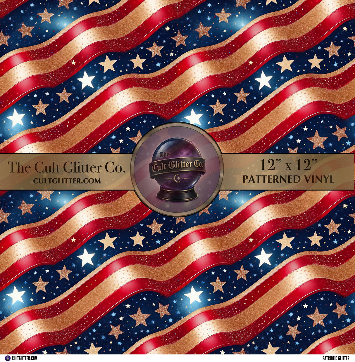 Patriotic Glitter - Vinyl