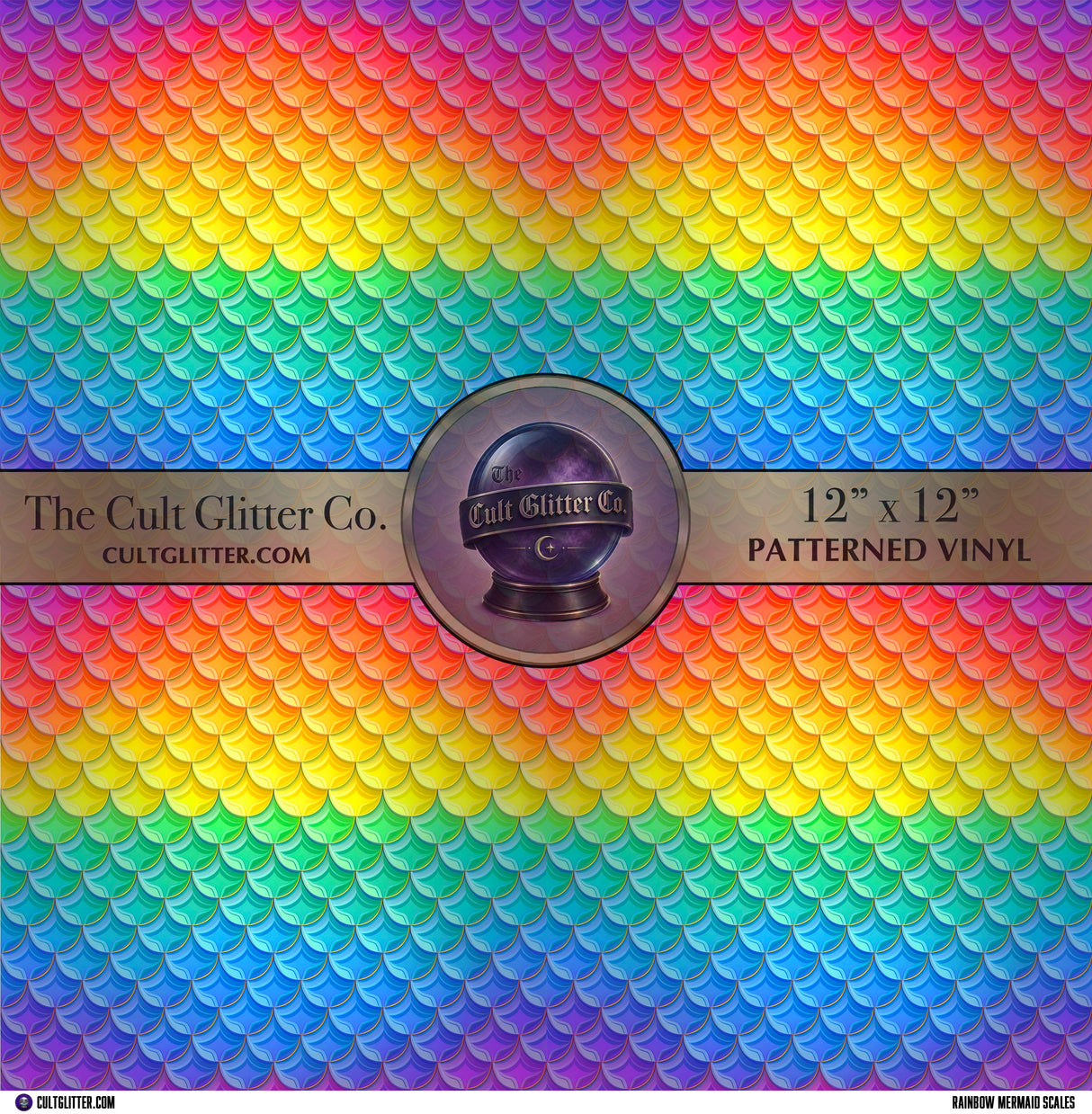 Rainbow Mermaid Scales - Vinyl