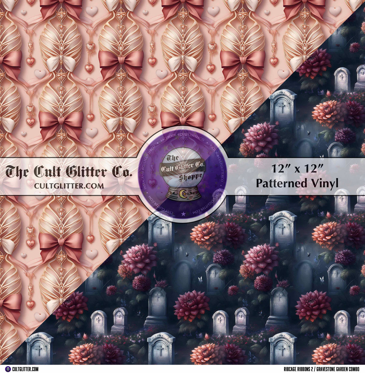 Ribcage Ribbons 2 / Gravestone Garden - Vinyl