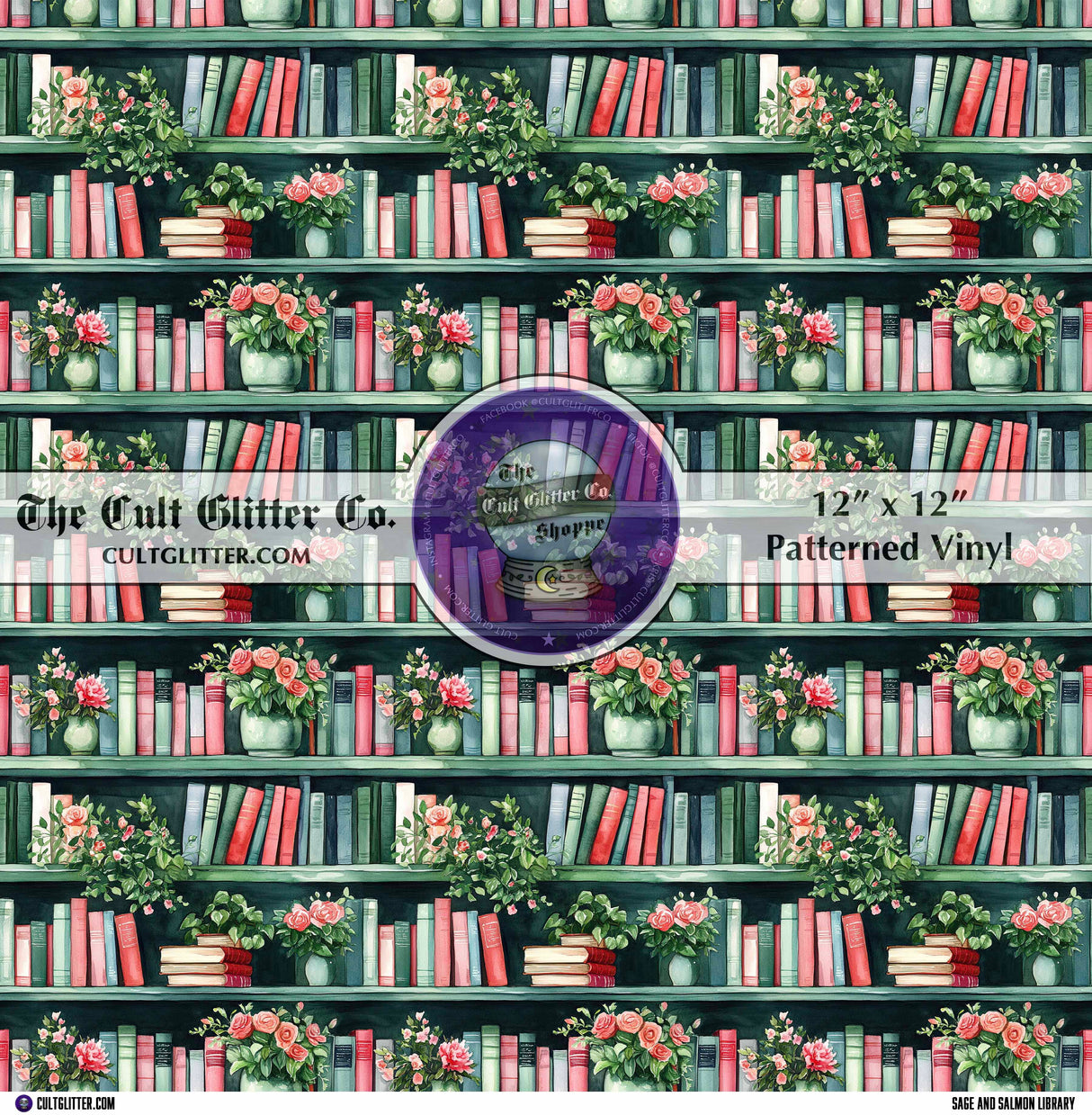 Sage and Salmon Library - Vinyl