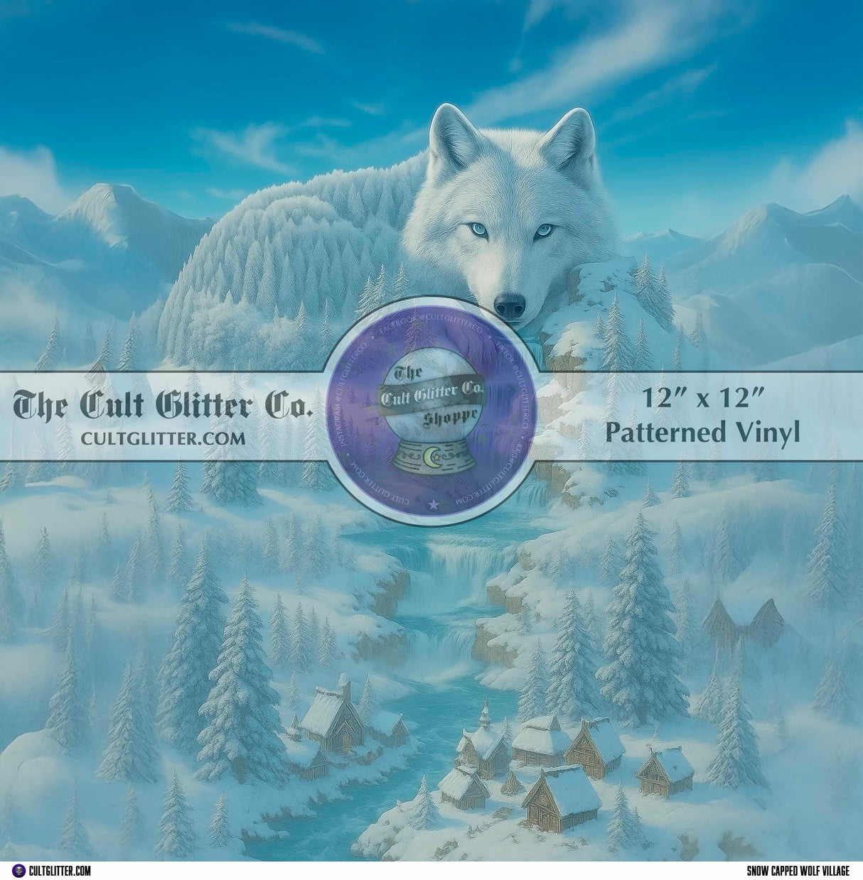 Snow Capped Wolf Village - Vinyl